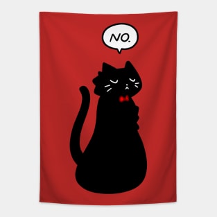 No Black Cat Tapestry