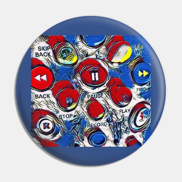 Life On Remote Control in Primary Colours Pin by ninasilver