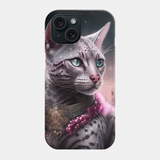 Bengal Cat Amidst Castles Phone Case