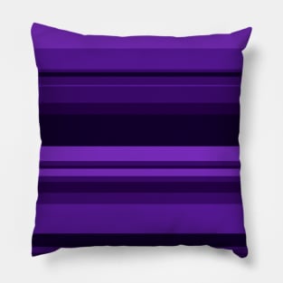 Purple and black striped pattern Pillow