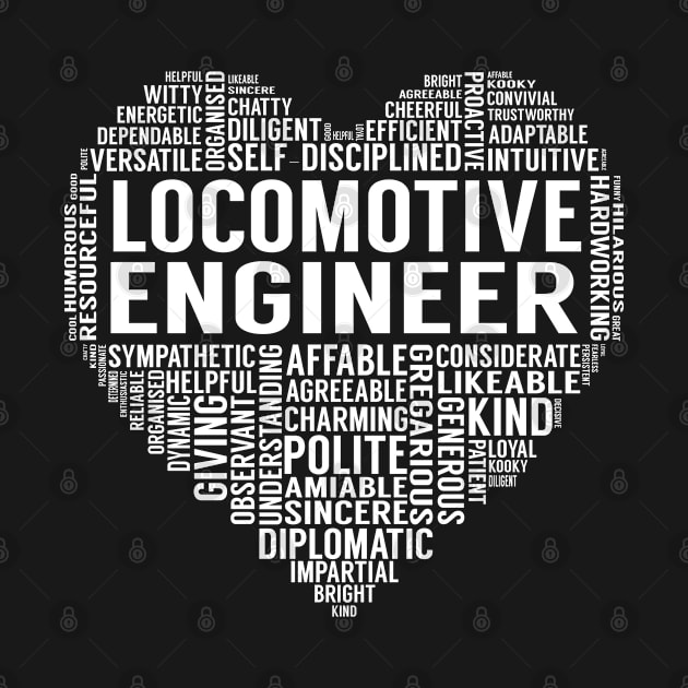 Locomotive Engineer Heart by LotusTee