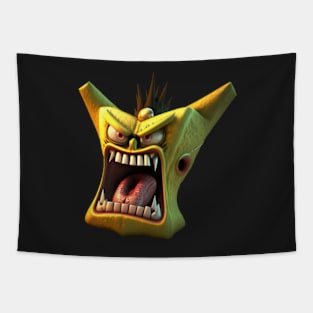 Angry Spongebob T-Shirt Tapestry