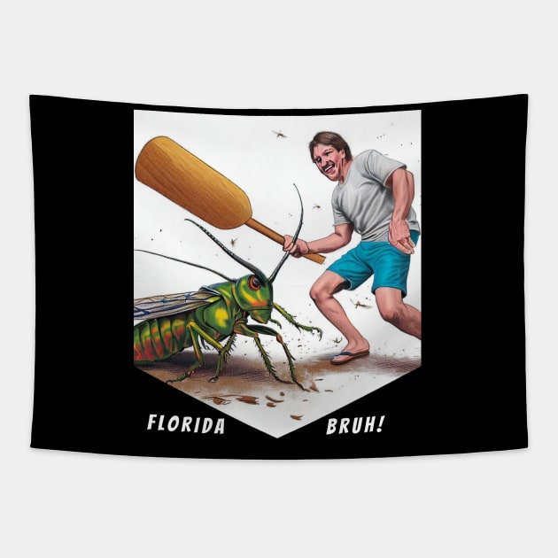 Florida Lubber Bruh! T-Shirt Tapestry by Endless Etchings
