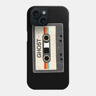 kurniamarga vintage cassette tape Ghost Phone Case