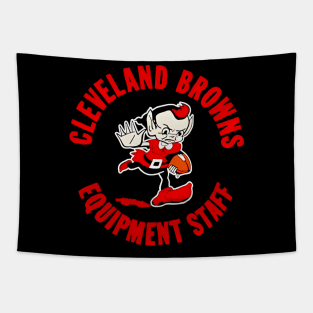 CLEVELAND BROWNS EQUIPMENT STAFF Tapestry