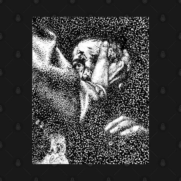 Goodbye Stranger (pointillism drawing) by dangerbeforeyou