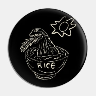 Dino Rice Pin