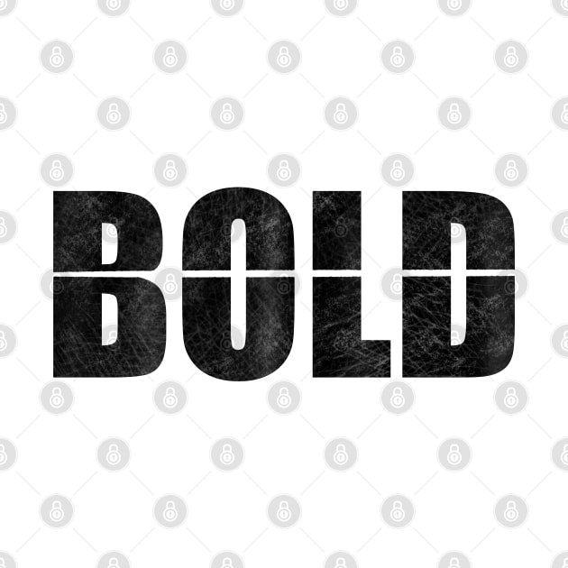 Bold Distressed Typography Print. by CreativeJourney