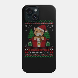 Quarantine Christmas 2020 - cat funny Tshirt Phone Case