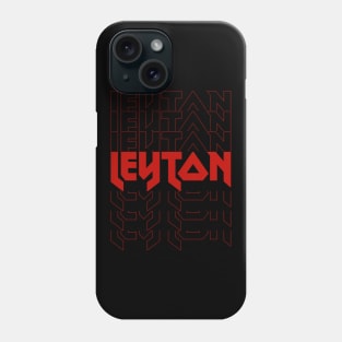 IRON TEXT || LEYTON Phone Case