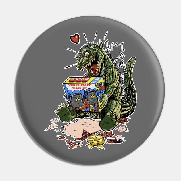 Best Kaiju Gift, Ever Pin by ArtbyRichard