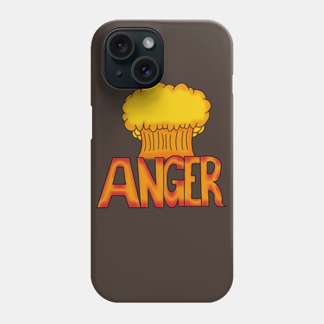 Anger Phone Case by CuJo's Hangout