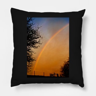 Rainbow at Dusk Pillow