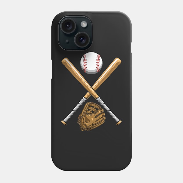 baseball parts Phone Case by Zluenhurf