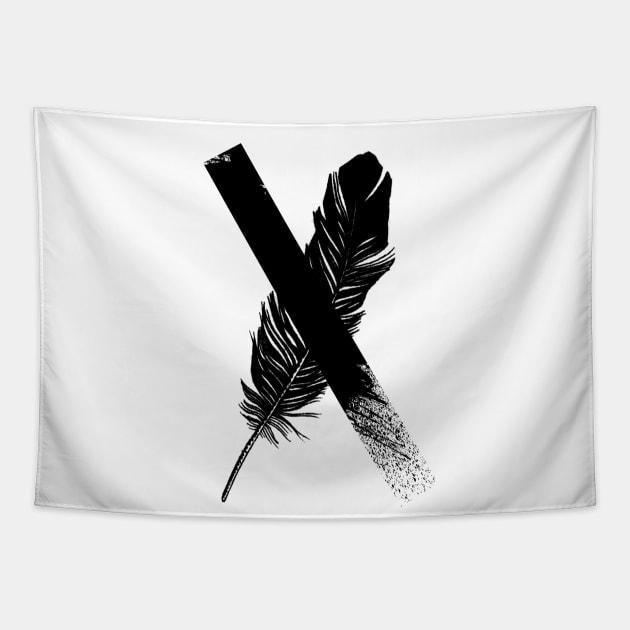 Feather bird X Tapestry by maxha