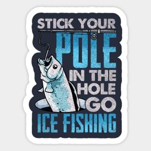 Ice Hole Stickers for Sale