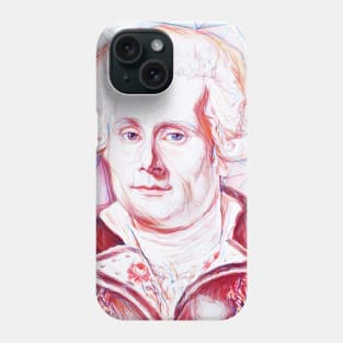 Louis Antoine Portrait | Louis Antoine Artwork | Line Art Phone Case