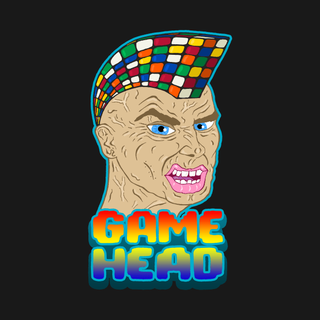 GAME HEAD by andewhallart