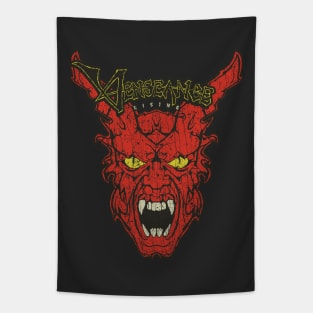 Vengeance Rising Red Devil 1987 Tapestry