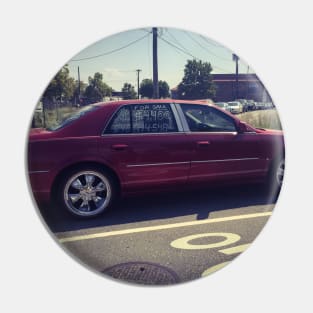 Red Car in Staten Island, New York City Pin