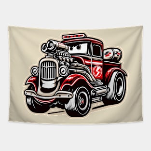 Cartoon car Tapestry