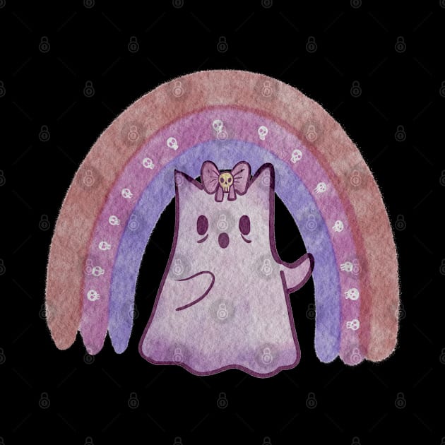 Pink ghost by Feline Emporium