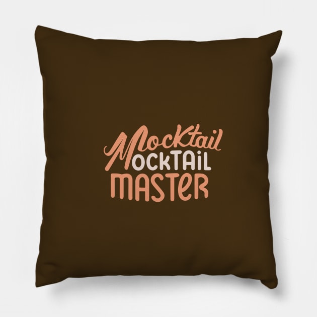 Mocktail Bar Bartender Recipes Mocktail Master Pillow by A Floral Letter Capital letter A | Monogram, Sticker