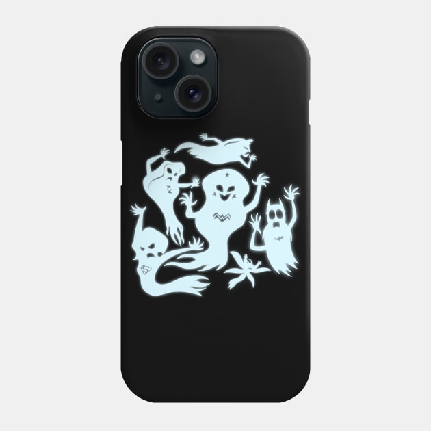 Super Hero Ghosts Phone Case by KenTurner82