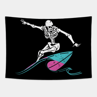 Surf Skeleton Tapestry