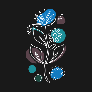 Rising Flower (Inverted Colors) T-Shirt