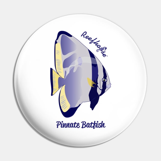 Pinnate Batfish Pin by Reefhorse