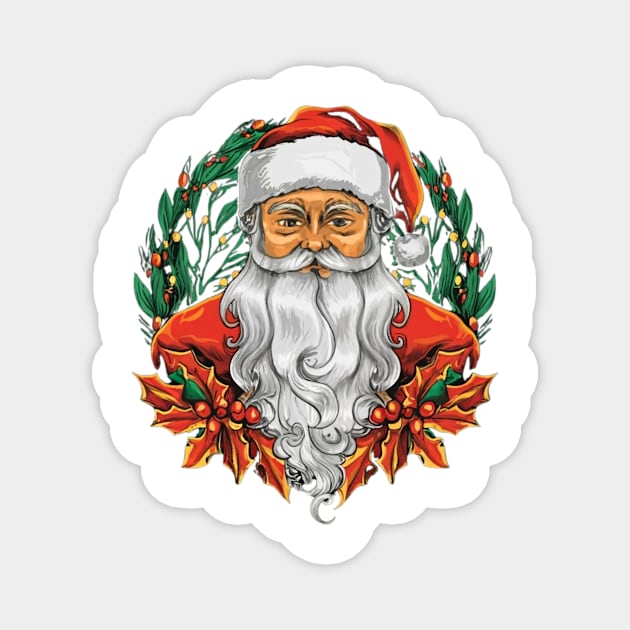 Christmas Santa Magnet by Abelfashion