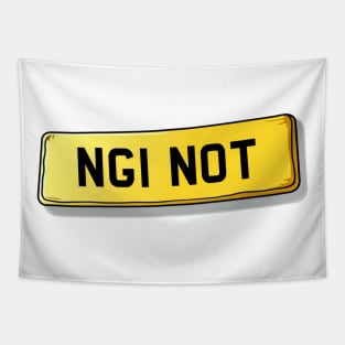 NG1 NOT - Nottingham Number Plate Tapestry