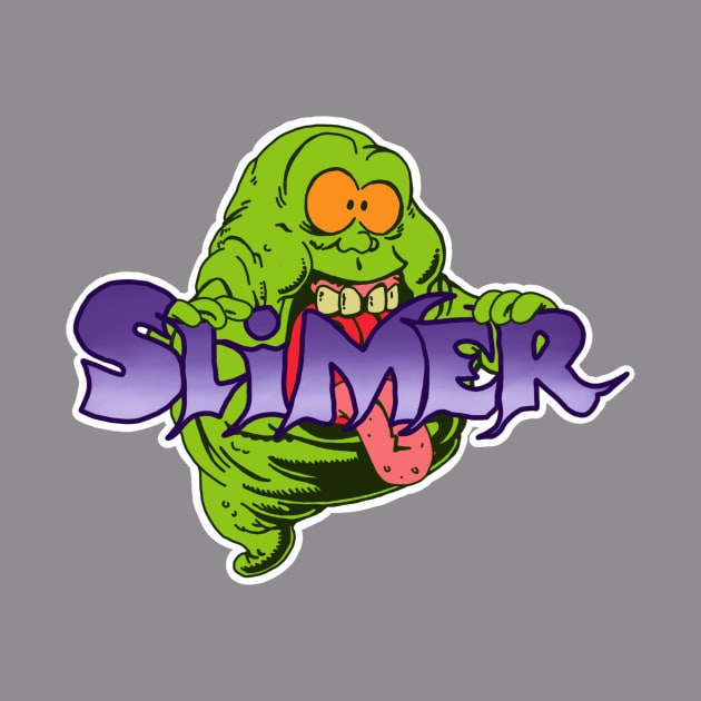 Slimer the Friendly Ghost by Owllee Designs