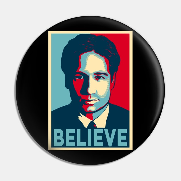 FOX MULDER BELIEVE Pin by Theo_P