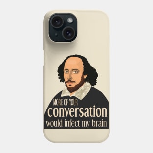 William Shakespeare - Menenius quote from Coriolanus Phone Case