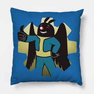 Radiation Suit Mothman Pillow