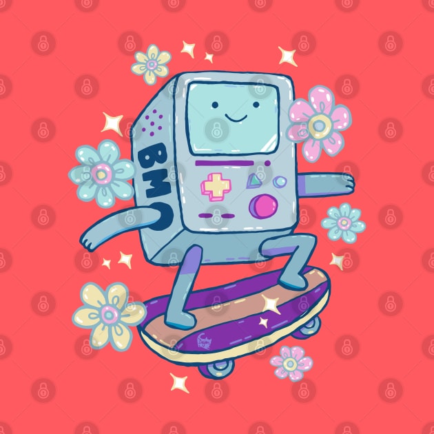 Skateboard BMO by DajonAcevedo