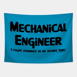 Mechanical Engineer Zombie Fighter Tapestry