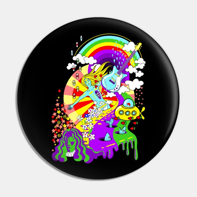 Psychodelic Pin by ewdondoxja