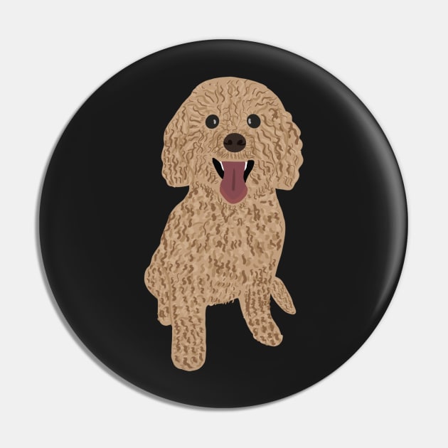 Mini Golden Doodle Pin by hcohen2000