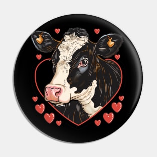 Cow Lover Design Pin