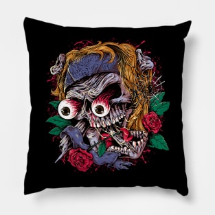 Rock Skull Pillow