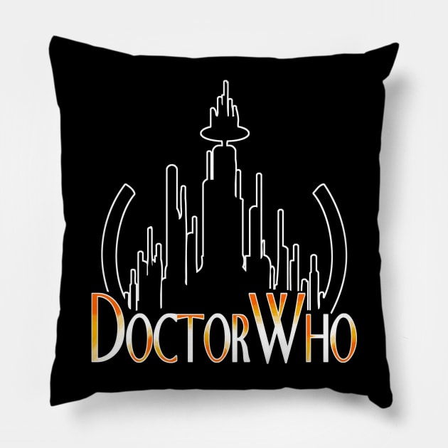 Doctor Frasier Who? Pillow by B4DW0LF