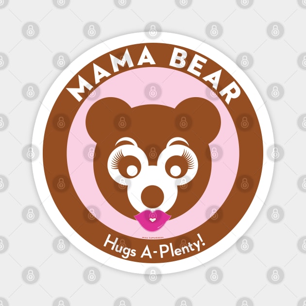 Mama Bear Magnet by MikeCottoArt