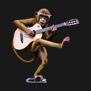 Guitar monkey T-Shirt