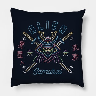 Alien Samurai Pillow