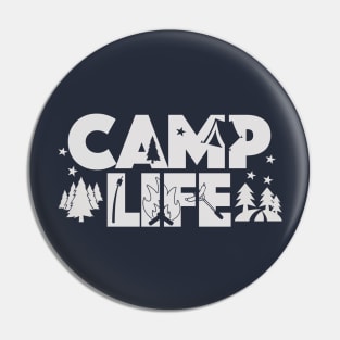 Camp Life Pin