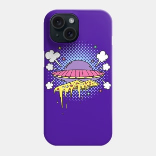 Alien Pizza Eating Phone Case