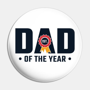 Dad Of The Year v4 Pin